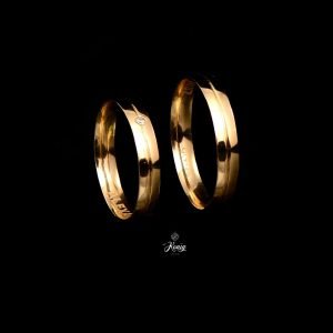Par de Alianças Classic Ouro 10k - 4MM