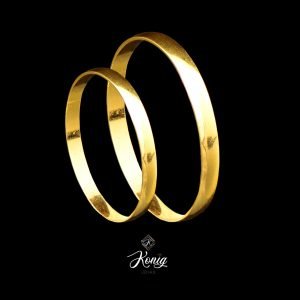 Par de Alianças Classic Ouro 18k 2MM